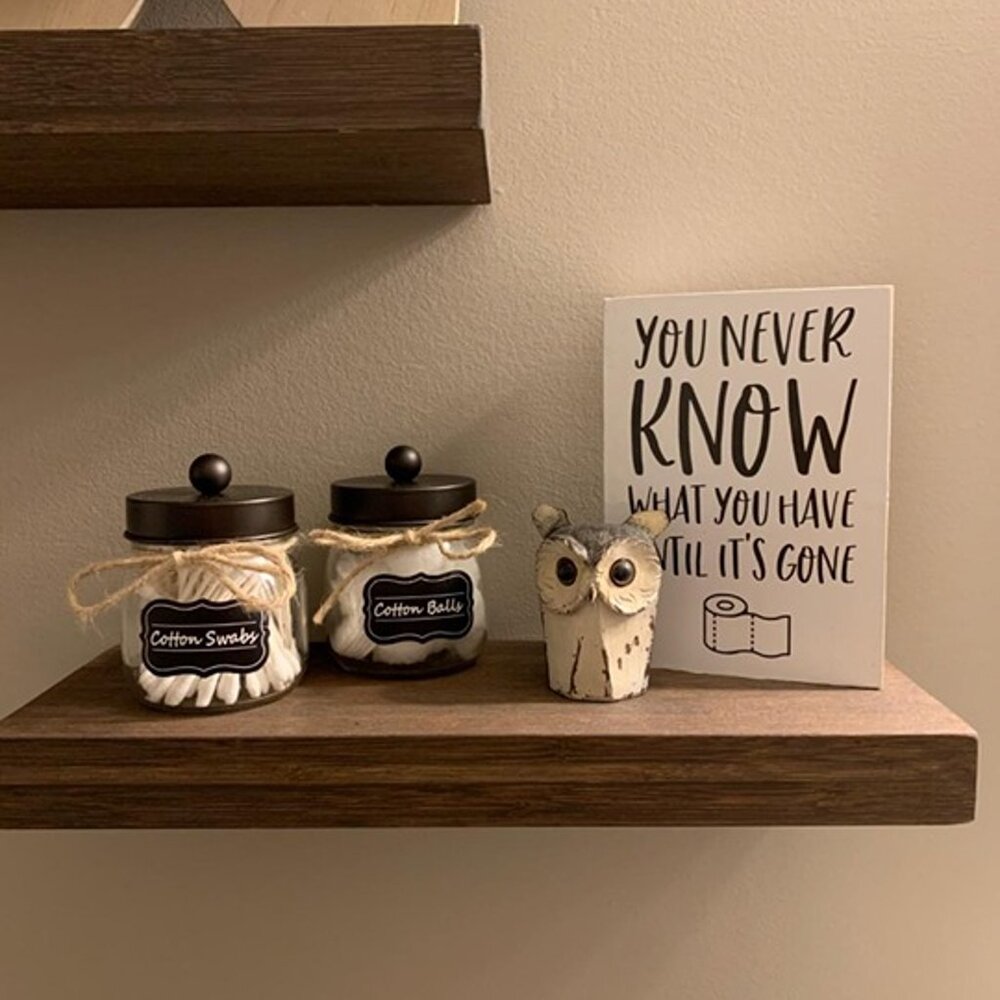NEW  2Pack Bathroom Organizers and Storage Qtip Holder Bathroom Decorations - Picture 2 of 9